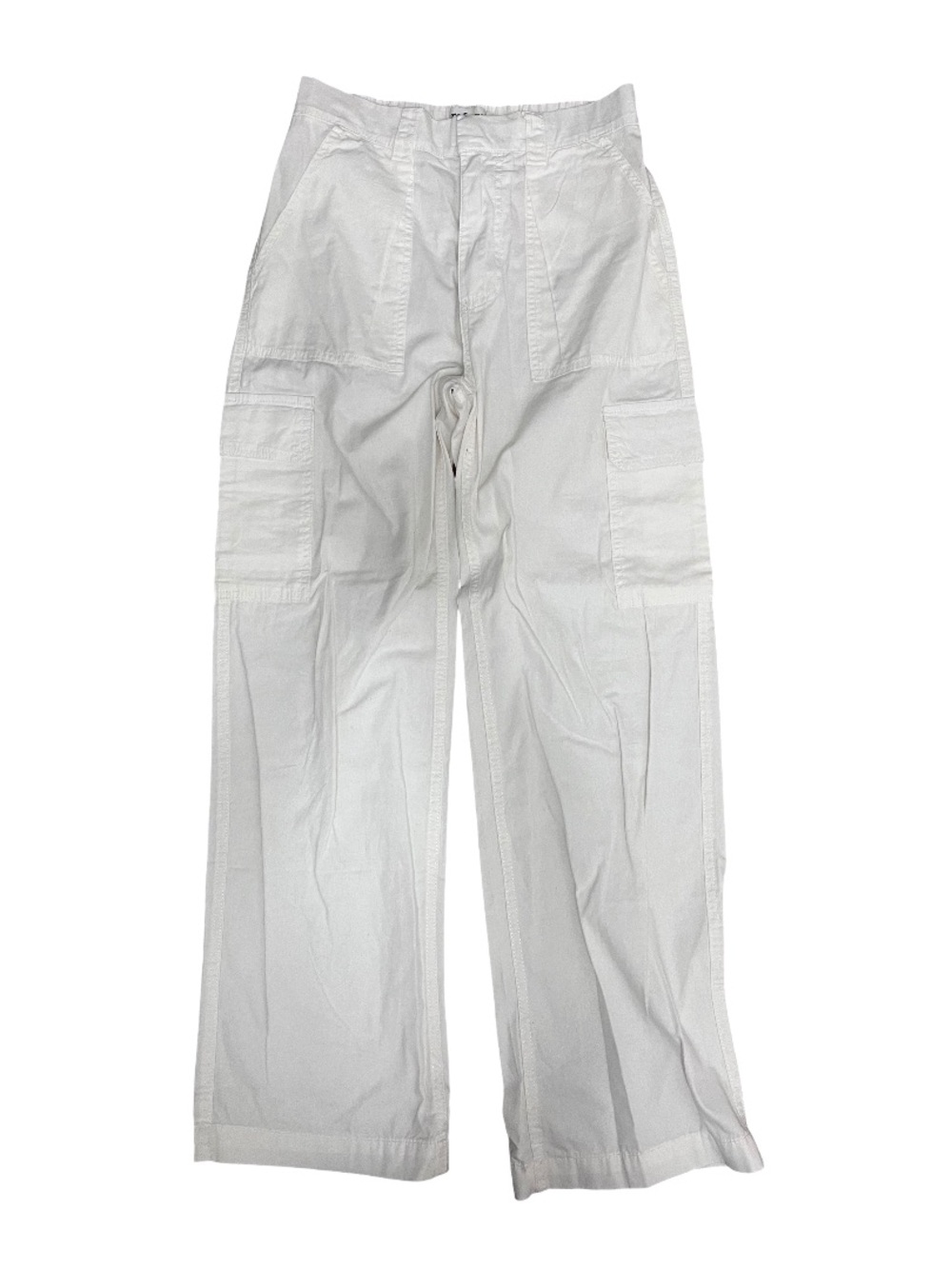 refuge White Cargo Pants with Utility Pockets